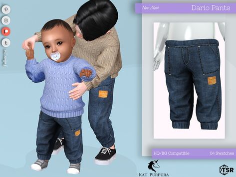 The Sims Resource - Dario Pants- Infant Sims 4 Cc Infants Clothes Boy, Infant Clothing Cc Sims 4, Sims 4 Cc Infant Shoes, Sims Cc Infant Clothes, Sims Infant Cc Clothes, Sims 4 Infant Cc Clothing Male, Infant Boy Cc Sims 4, The Sims 4 Infant Cc Clothes, Sims 4 Cc Infant Clothes Male