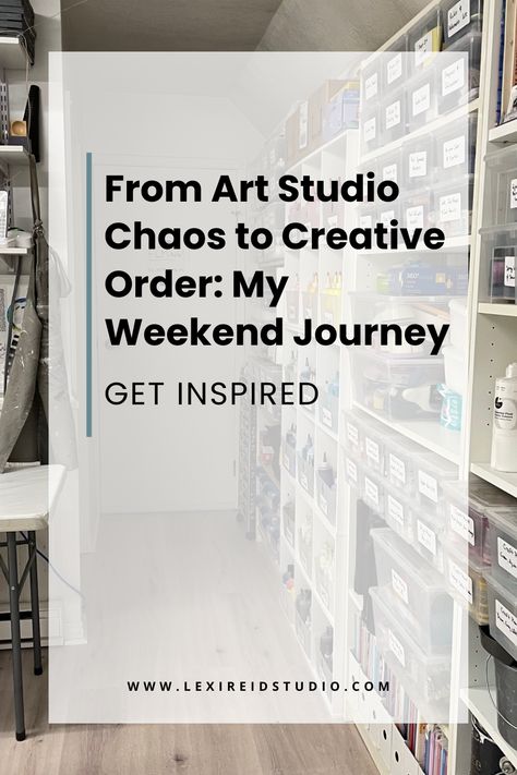 Designing your Art Studio Room? Let us guide you with our organization tips. Our blog post details how to create a space that's both aesthetically pleasing and functional. We focus on Art Studio Organization, offering solutions for every type of artist. From storing paints and brushes to organizing finished pieces, our tips will help you create a workspace where creativity flows freely and everything has its place. Tiny Art Studio Space, Art Studio Organization Ideas, Artist Studio Organization, Art Studio Aesthetic, Dream Art Studio, Art Materials Organization, Art Studio Ideas, Workroom Ideas, Garage Art Studio