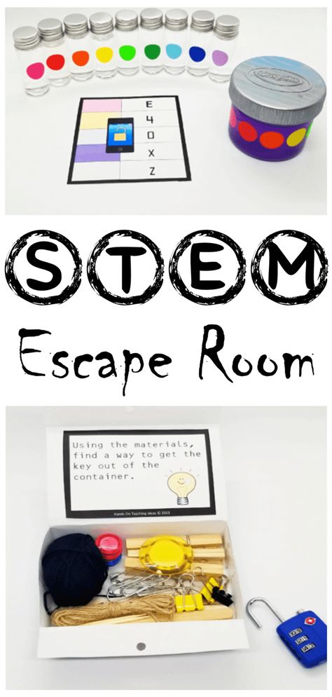 Simple Stem Challenges, Escape Room Diy, Escape Room Challenge, Escape Room For Kids, Escape Room Puzzles, Stem Programs, Problem Solving Activities, Stem Challenge, Escape Room Game