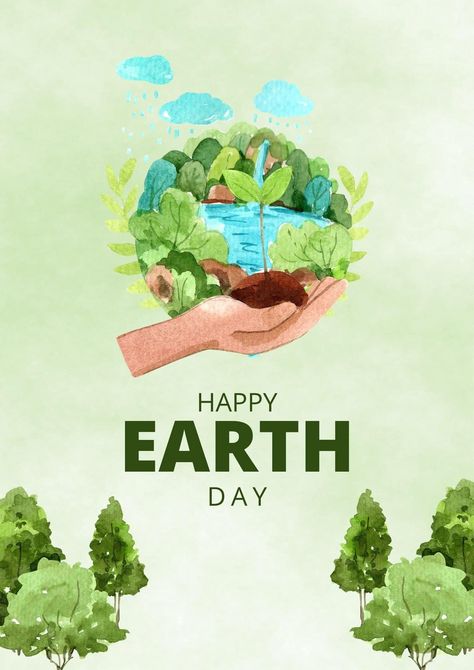 Earth Day is an annual event on April 22 to demonstrate support for environmental protection. First held on April 22, 1970, it now includes a wide range of events coordinated globally by EARTHDAY.ORG (formerly Earth Day Network)including 1 billion people in more than 193 countries. The official theme for 2024 is "Planet vs. Plastics." 2025 will be the 55th anniversary of Earth Day Save Planet, Earth Day Posters, Earth Day Activities, Happy Earth Day, Environment Day, Rainwater Harvesting, Environmental Awareness, Happy Earth, Indigenous Culture