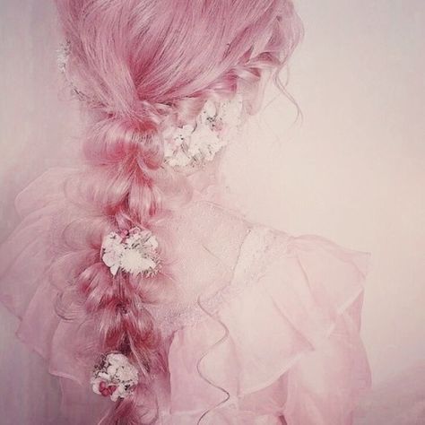 Tout Rose, 90's Fashion, Hair Reference, Grunge Hair, Pink Aesthetic, Pretty Hairstyles, Pink Hair, Hair Goals, Hair Tutorial