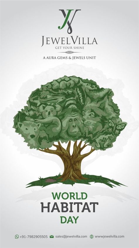 Wish you a very happy #WorldHabitatDay Life depends on water & Air,life depends on our Habitat. Save lives and save our Habitat #JEWELVILLA #worldhabitatday #habitatday #4October202 #knowyourrights World Habitat Day, Life Poster, Save Life, Very Happy, Habitat, Aura, The Unit, Collage, Water