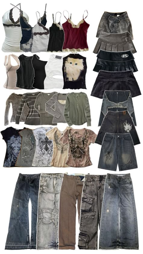 Things You Need In Your Wardrobe, Types Of Outfits Style, Gen X Fashion, Types Of Clothes, Summer Outfits 2024, European Summer Outfits, Downtown Outfits, Streetwear Grunge, Outfit Look