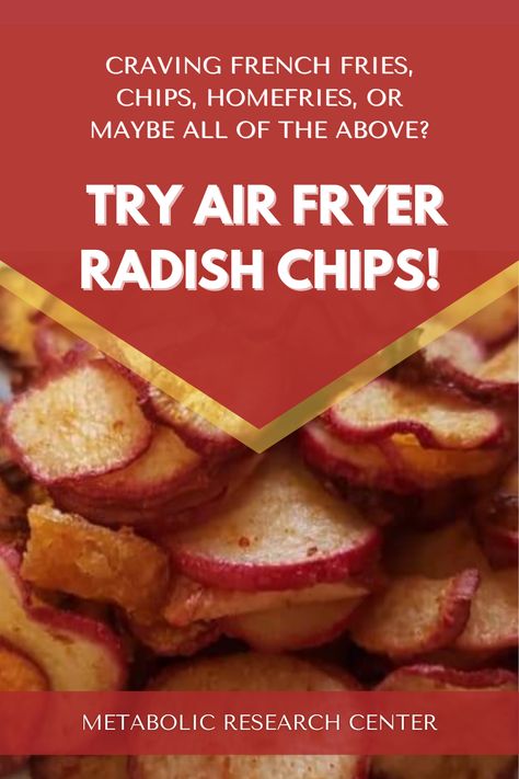 Cook Radishes, Metabolic Research Center, Mrc Recipes, Radish Chips, Cauliflower Vegetable, Healthy Low Carb Dinners, Healthy Potatoes, Home Fries, Asparagus Salad