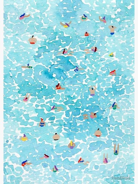 "Afloat" Poster for Sale by HeloBirdie | Redbubble Mini Watercolor, Pastel Poster, Whimsical Paintings, Commissioned Artwork, Artwork For Home, Watercolor Wallpaper, Night Art, Art Inspiration Painting, Please Follow Me