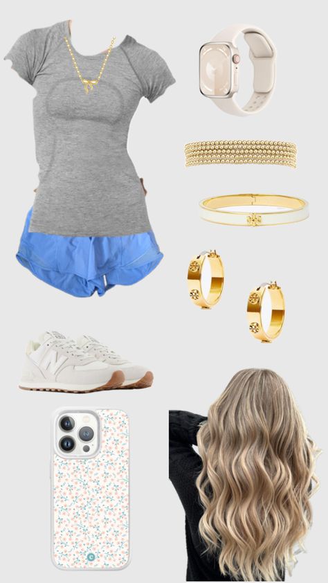 #outfit #lululemon #toryburch # newbalance #applewatch Simple Lululemon Outfits, Lulu Belt Bag Outfit Summer, Outfits With Lululemon Scuba, Lulu Fits Aesthetic, Lululemon Shirt Outfit, Softball Outfits For Practice, Lululemon Scuba Outfit, Lululemon Outfit Ideas, Cute Lululemon Outfits Summer