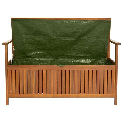 43 Gallon Wooden Outdoor Storage Bench Deck Box, 2 in 1 Waterproof Outdoor Storage Box, Patio Storage Bench Cabinet for Furniture Cushions Tools Pool Toy Storage, Natural Wood Color - Walmart.com Outdoor Storage Seating, Beach Chair Storage, Balcony Storage Ideas, Outdoor Shoe Storage, Outdoor Storage Ideas, Patio Storage Bench, Bench Cabinet, Pool Toy Storage, Outdoor Toy Storage