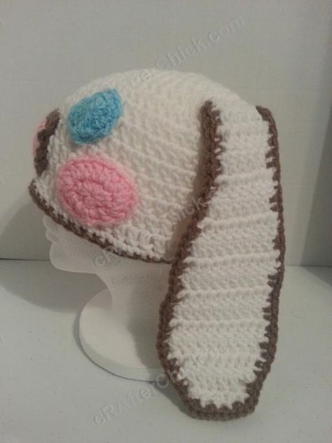 Cinnamoroll Crochet Beanie, Sanrio Beanie Crochet, Character Beanies Crochet, Cinnamoroll Hat Crochet, Beanie Hat Crochet Pattern, Beanie Hat Crochet, Boys Hats, Crochet Puppy, Color Twist