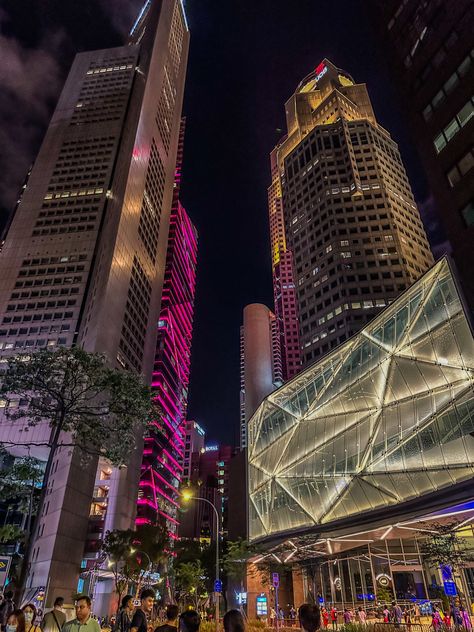 Singapore Nightlife, Marina Bay Sands, Dark Aesthetic, Singapore, Night Light, Night Life, Thailand, Travel