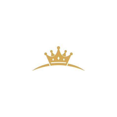 Creative curve kingdom crown, elegant luxurious logo. Kingdom Logo, Kingdom Logo Design, Crown Logo Png, Gold Crown Logo, Queen Logo Design Crowns, Fire Image, Event Logo, Vector Art, Crown