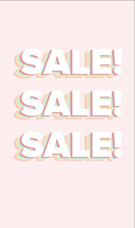 Pink Sale Sign, Poshmark Cover Photo, Closet Sale Image, Boutique Instagram Posts Ideas, Sale Graphic Design, Clearance Sale Poster, Free Shipping Graphic, Iphone Wallpaper Violet, Logo Online Shop