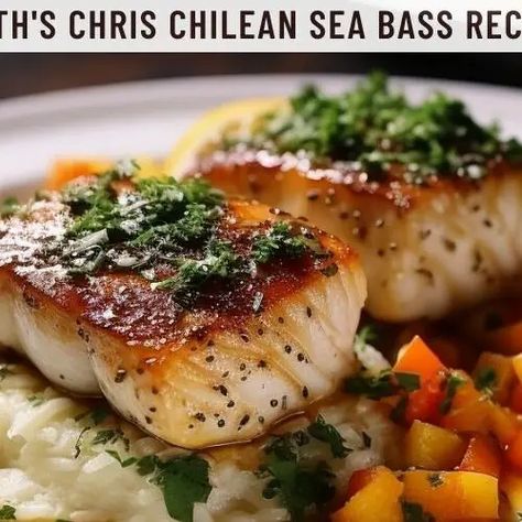 Crusted Chilean Sea Bass Recipe, Straubs Chicken Salad Recipe, Chilean Sea Bass Recipe Baked, Chilean Sea Bass Recipe Pan Seared, Chilean Sea Bass Recipe, Sea Bass Recipe, Bass Recipe, Sea Bass Recipes, Best Salmon Recipe