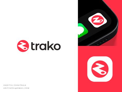 Trako fitness tracking app logo design icon by Aditya Chhatrala Fitness App Logo Design, App Logo Design, Fitness Tracking App, Fitness Tracking, Tracking App, Track Workout, Design Icon, App Logo, Logo Images