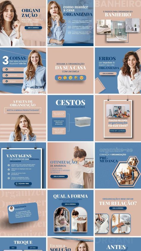 Instagram posts designed to attract and engage potential clients for personal organizers, featuring tips, advice, and inspiration. 300-400 #Instagram_Feed_Organizer #Canva_Templates_Instagram #Instagram_Feed_Ideas_Posts #Templates_Instagram Instagram Feed Business Ideas, Templates Aesthetic Black, Instagram Post Cover, Canva Design Ideas Instagram, Professional Instagram Post, Instagram Post Business, Modern Instagram Post, Instagram Template Aesthetic, Instagram Story Template Aesthetic