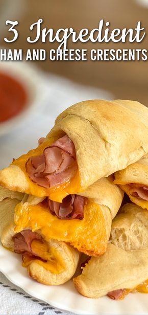 Crescent Roll Recipes Appetizers, Pillsbury Crescent Recipes, Easy Crescent Roll Recipes, Pillsbury Crescent Roll Recipes, Crescent Roll Recipes Dessert, Kid Friendly Appetizers, Ham And Cheese Roll Ups, Crescent Roll Appetizers, Cheese Roll Ups