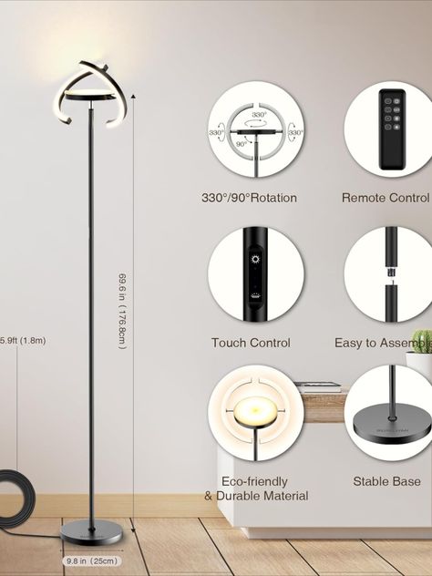 Ready to pin your dream bedroom with Sunlumi's floor lamp, where professional design meets fun, rotatable features for a lively home decor touch? 🎨✨ #SunlumiStyle #HomeDecorGoals #Sunlumi#homedecor#homeimprovement#floorlamp#lamps#livingroom#Rotatable#room#uniquedesigns Elegant Floor Lamps, Elegant Bedroom, Black Floor Lamp, Adjustable Lighting, Standing Lamp, Modern Floor Lamps, Dream Bedroom, Lighting Solutions, Home Lighting