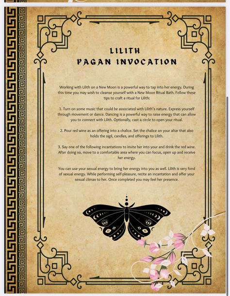 Lilith Tarot Card, Lilith Information, Lilith Protection Spell, Lilith Affirmations, Lilith Correspondence, Lilith Grimoire, Invoking Lilith, Lilith Invocation, Lilith Tattoos