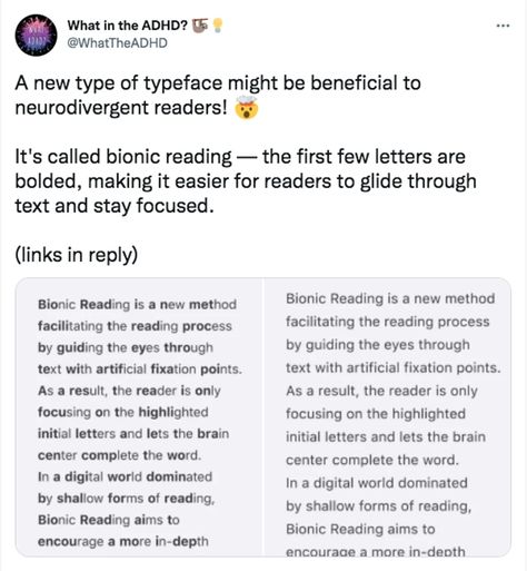 People are raving about how much easier it is to read with 'bionic reading' font Bionic Reading Method, Bionic Reading, Reading Disabilities, Reading Process, Speed Reading, Reading Program, Free Text, Positive And Negative, Coping Skills