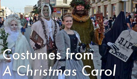 Learn how to dress as one of the characters from Charles Dickens' "A Christmas Carol," including Ebenezer Scrooge. Here you will find ideas for a variety of Dickens characters. Ideas For Costumes, Christmas Carol Characters, A Christmas Carol Themes, Christmas Carol Ghosts, Dickens Dress, Scrooge A Christmas Carol, Dickens Christmas Carol, Scrooge Christmas, Ghost Of Christmas Present