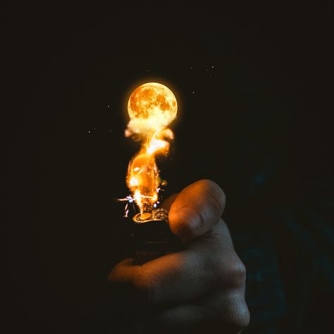 #Lighter #Night #Moon #Dark #Fire #2K #wallpaper #hdwallpaper #desktop Fire Aesthetic Dark, Justin Peters, Photoshop Wallpapers, Fire Wallpaper, Moon Dark, 2k Wallpaper, Galaxy Eyes, Fire Photography, Night Moon