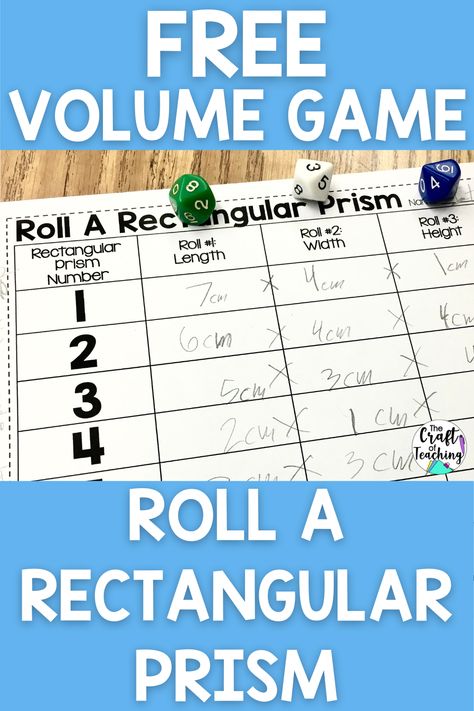 Volume 5th Grade Math, Teaching Volume 5th Grade, Volume Activities 5th Grade, Volume Math Activities, Volume Lessons, Teaching Volume, Volume Activities, 5th Grade Math Games, Volume Math