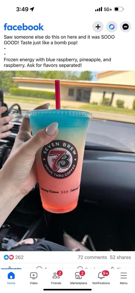 Summer Starbucks Drinks Blended, 7brew Drinks Ideas, Seven Brew Drinks, Seven Brew Coffee Drinks, 7 Brew Energy Drinks Recipe, Blended Lemonade Starbucks, 7 Brew Coffee Recipes, 7brew Drinks, 7 Brew Drinks Orders Energy