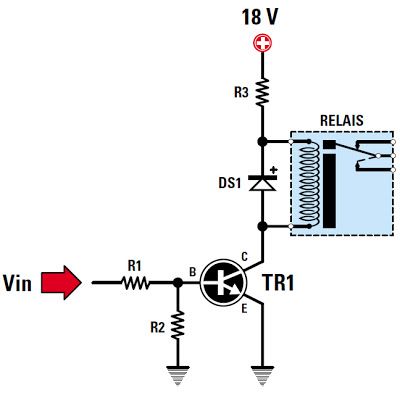 Schémas Des Relais et Comment Les Commander - Arduino Schema Electronique a base de NE 555 Schema Electrique Simple Electronics Circuit, Arduino, Circuit, Garage, Math Equations, Train, Technology, Energy, Electronics