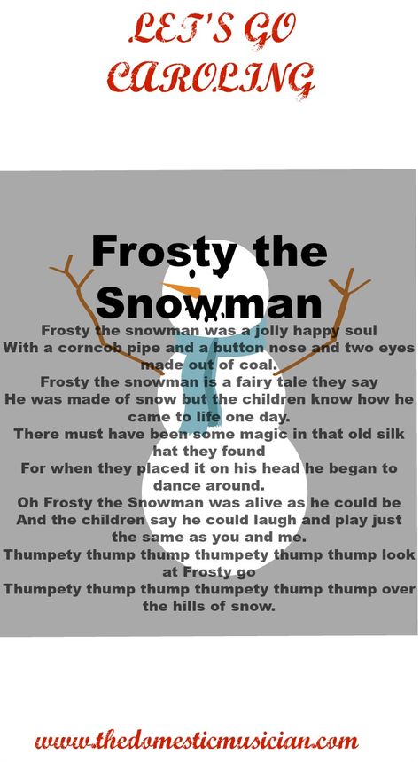 Let's go caroling!  #Christmas #carol #music #sing Frosty The Snowman Lyrics, Snowman Lyrics, Star Drawings, Makaton Signs, Christmas Caroling, Signs Christmas, Frosty The Snowman, Christmas Carols, Music Sing