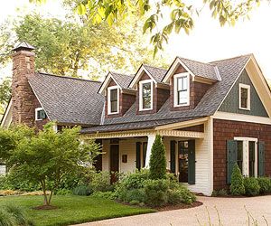 Exterior Color Cues House Siding Options, Exterior Siding Options, Cedar Shake, Siding Options, House Siding, House Design Photos, Exterior Siding, Exterior House Colors, Better Homes And Gardens