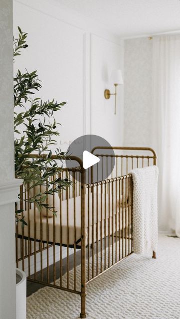 KAY + CO. on Instagram: "as promised, the nursery series ✨ 

Welcome to part one of our nursery project series where I take you behind the planning and preparation for our box moulding feature wall behind the crib. This was my first vision for the space - regardless of the gender, I knew I wanted wainscottinng behind the crib with sconces on either side. 

Since this was our first time doing any sort of box moulding, I was intimidated by the measurements and ensuring everything was correct. Let me know in the comments if you would like me to take you through the planning and measuring of the box moulding more specifically! 📐 

In the next part I’ll take you along the installation process and how we created half-wall wainscoting around the rest of the room. I’ll also share some tips and tr Nanit Wall Mount Nursery, Half Wall Wainscoting Nursery, Nursery Wainscoting, Name Above Crib, Wall Wainscoting, Box Moulding, Wainscoting Nursery, Bunk Rooms, Picture Frame Molding