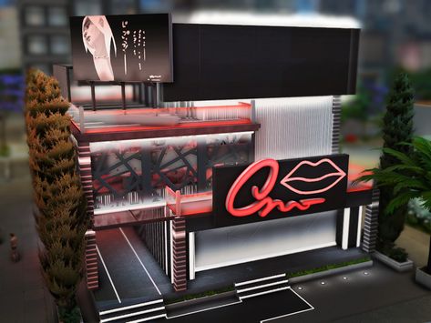 The Sims Resource - Nightclub for Bachelors (NO CC) Sims 4 Dj Booth, Club Cc Sims 4, Sims 4 Nightclub Cc, Sims 4 Lounge, Sims 4 Strip Club, Sims 4 Nightclub, Sims 4 Club, Sims 4 Strip Club Cc, Nightclub Bar