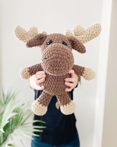 Manny Moose CROCHET PATTERN Amigurumi Crochet Pattern PDF | Etsy Australia Moose Crochet Pattern, Moose Crochet, Moose Slippers, Crochet Moose, Fall Snow, Easy Crochet Animals, Confection Au Crochet, Crochet Animals Free Patterns, Crochet Simple