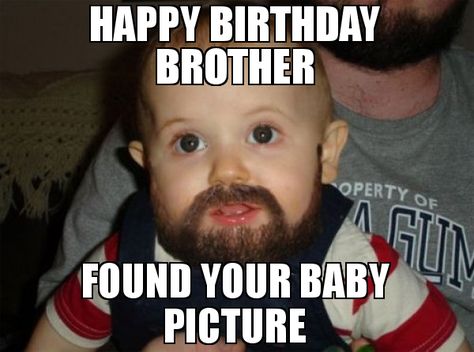 20 Best Brother Birthday Memes | SayingImages.com 30th Birthday Meme, Happy Birthday Brother From Sister, Happy Birthday Brother Funny, Birthday Brother Funny, Happy Birthday Matt, Happy Birthday Mike, Meme Photo, Favorite Cousin, Funny Happy Birthday Meme