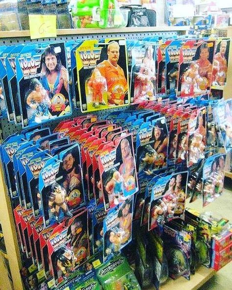 WWF HASBRO Wwf Toys, Wwf Hasbro, Wwe Figures, Wwe Action Figures, Wwe Legends, Modern Toys, Toy Display, Nostalgic Toys, Wrestling Superstars