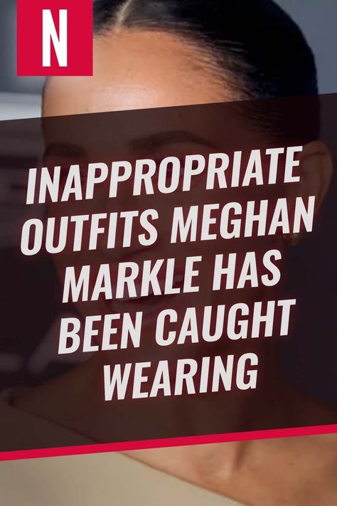 It's little surprise that Meghan, Duchess of Sussex, escaped the stifling confines of the British monarchy and hot-hoofed it over the pond in June 2020. #royals #meghanmarkle #celebrityfails Inappropriate Outfits, Meghan Markle Latest News, Royal Monarchy, Meghan Markle News, British Royal Family News, Royal Family News, British Monarchy, Royal Weddings, Family Fashion