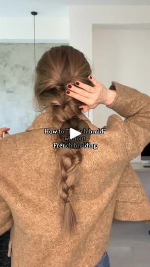 2.3M views · 10K reactions | An easy hack to do this fall/winter’s trending hairstyle: a messy French braid 🍂 it works great for layers and under a cap/winter hat 🧢 #messyfrenchbraid #frenchbraidhack #fallhairstyle #winterhairstyle | Taylor R Messy French Braid, Braids Tutorial Easy, Messy Side Braid, Messy French Braids, French Braids Tutorial, Messy Curly Hair, Classic Mens Hairstyles, Messy Bun With Braid, Taylor R