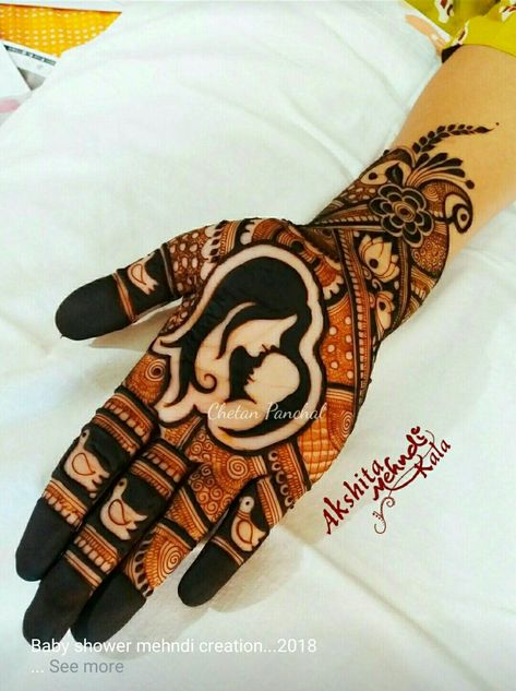 Mehndi Maternity Mehendi Design, Pregnancy Mehndi Design, Baby Shower Mehendi Designs Latest, Baby Mehandi, Baby Shower Mehendi Designs, Baby Mehndi, Baby Mehndi Design, Mehndi Designs 2018, Bridal Mehendi Designs Hands