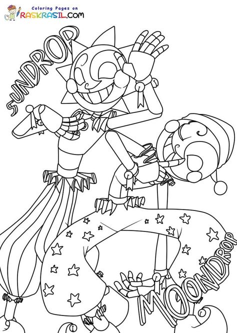 Security Breach Coloring Pages, Fnaf Coloring Pages, Daycare Attendant, Fnaf Security Breach, Hello Kitty Coloring, Fnaf Movie, Fine Artwork, Security Breach, Cool Coloring Pages