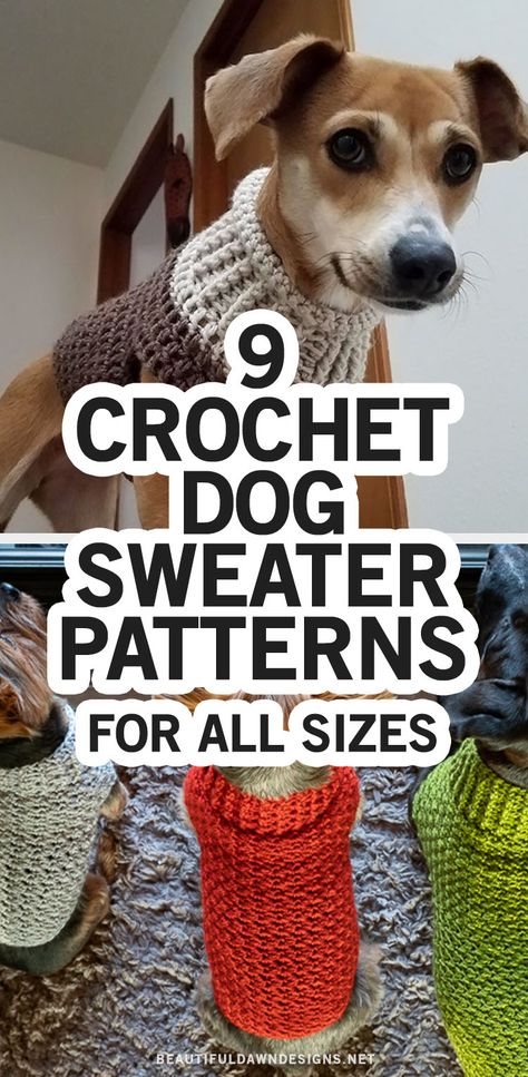 Crochet Dog Jersey Free Pattern, Crochet Dog Jumper Free Pattern, Crocheted Dog Sweaters Free Pattern Easy, Crochet Dog Sweater Patterns, Amigurumi Dog Free Pattern, Dog Hoodie Pattern, Crochet Dog Sweater Free Pattern, Diy Dog Sweater, Large Dog Sweaters