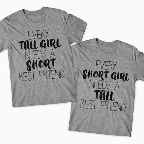 Friends Tshirts, Besties Shirts, Bff Outfit, Best Friend Matching Shirts, Friend Shirts, Best Friend T Shirts, Bff Shirts, Bestie Outfits, Best Friend Outfits