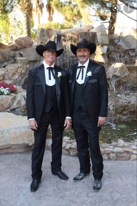 Tuxedo With Cowboy Boots, Formal Cowboy Outfits Men, Formal Cowboy, Cowboy Outfit Men, Hot Cowboy, Western Film, Garden Wedding Inspiration, Cowboy Outfits, Men’s Suits