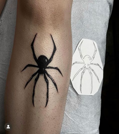 Shin Tattoo, Spider Legs, Spider Tattoo, Spooky Tattoos, Leg Tattoo, Dark Tattoo, Black Ink Tattoos, Black Legs, Blackwork Tattoo