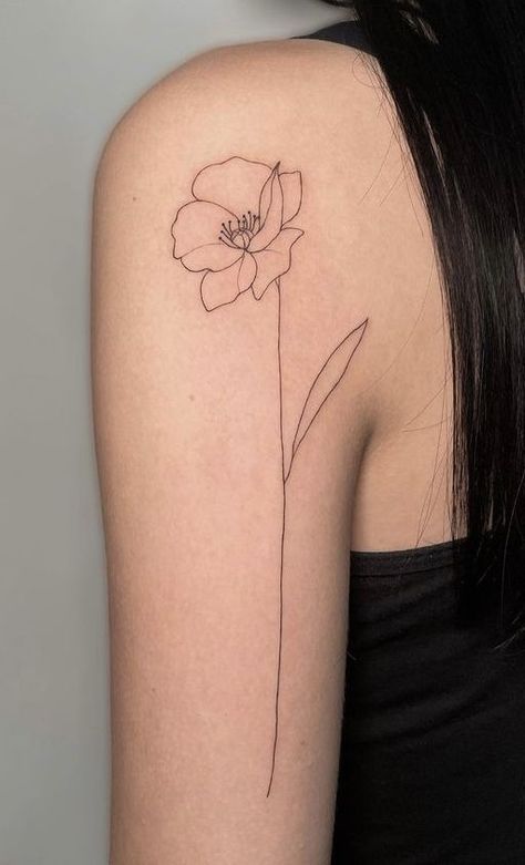 Single Flower Tattoo, Dainty Tats, Lovely Tattoo, Hibiscus Art, Flower Tattoo Ideas, Small Girly Tattoos, Tattoo Spots, Body Decoration, Flower Tattoo Back