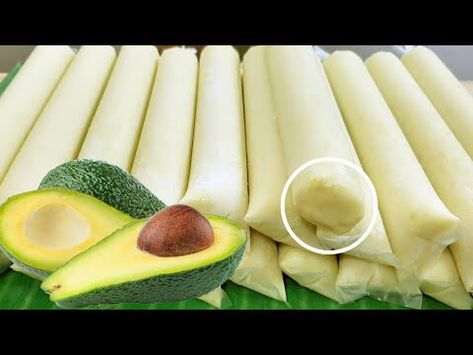 SMOOTH AVOCADO ICE CANDY RECIPE WITH COSTING | ICE CANDY BUSINESS | NEGOSYO SA MALIIT NA PUHUNAN - YouTube Ice Candy Recipe For Business, Avocado Ice Candy Recipe, Avocado Ice Candy, Ice Candy Recipe, Avocado Ice Cream Recipe, Candy Business, Vegetables Salad, Avocado Ice Cream, Ice Candy