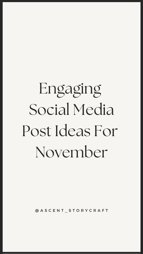 November Social Media Post Ideas Social Media Post Ideas For Engagement, Facebook Content Ideas Posts, Happy Thanksgiving Social Media Post, Ig Engagement Post Ideas, Static Post Ideas, Thanksgiving Social Media Post Ideas, Thanksgiving Content Ideas, November Newsletter Ideas, November Post Ideas