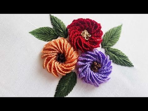 (150) Brazilian Hand Embroidery Stitches And Free Designs - Tips And Tricks For Brazilian Embroidery - YouTube Needlework Stitches, Brazilian Embroidery Stitches, Embroidery Lessons, Hand Embroidery Projects, Brazilian Embroidery, Cooking Channel, Silk Ribbon Embroidery, Hand Embroidery Stitches, Ribbon Embroidery