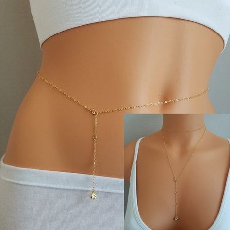 Waist Chain Indian, Belly Chain Body Jewelry, Chain Outfit, Chain Body Jewelry, Chains Aesthetic, Thigh Chain, Body Necklace, Gold Body Chain, Waist Jewelry