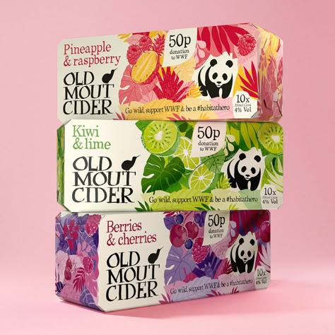 Old Mout Cider: Habitat Hero 2022 Packaging on Behance Glass Shelves Decor, Snacks Packaging, Tea Packaging Design, Milk Packaging, Brand Storytelling, Limited Edition Packaging, Juice Packaging, Sparkling Cider, Packaging Design Trends