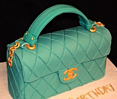 My Aviary-Edited Photo | Flickr - Photo Sharing! Hand Bag Cake Design, Chanel Cakes, Makeup Birthday Cakes, Chanel Birthday Cake, Shoe Box Cake, Bag Cakes, High Heel Cakes, Makeup Birthday, Chanel Cake