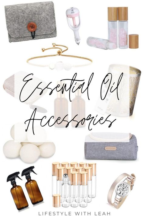 The best essential oil accessories. This covers accessories for  essential oil blends, essential oil recipes, essential oil storage and more! Amber Spray Bottle, Living Naturally, Essential Oil Roller Balls, Essential Oil Accessories, Amazon Jewelry, Essential Oil Storage, Oil Diffuser Bracelet, Essential Oil Diffuser Bracelet, Amazon Favorites